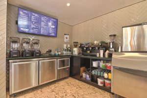 One of the kitchen installations.