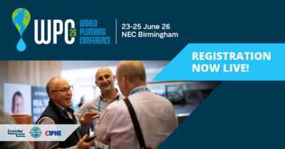 Registration is now open for the World Plumbing Conference 2026.