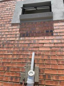 An illegal ventilation installation.