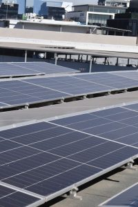 A solar installation.