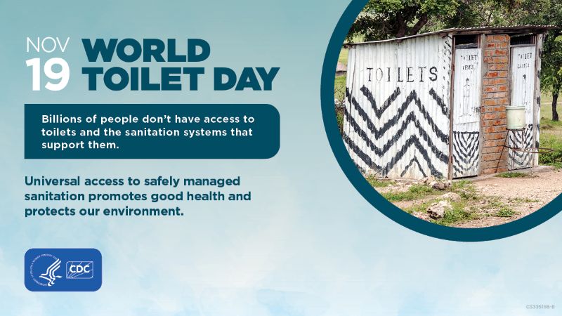 Share messages on social media – use the #WorldToiletDay hashtag.