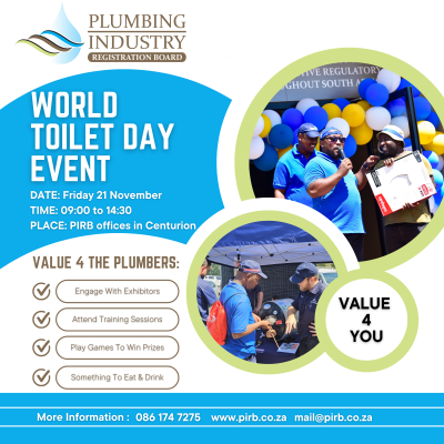 Don’t miss out on the world toilet day exhibition hosted by PIRB!