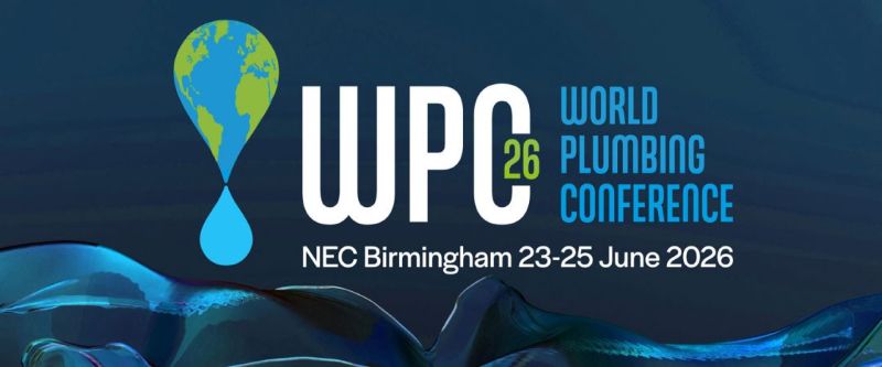 The World Plumbing Conference 2026 will take place 23–25 June 2026 at the NEC Birmingham, alongside InstallerSHOW.