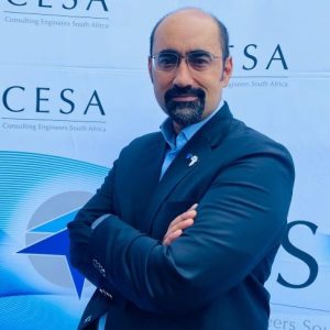 Dr Vishal Haripersad, president of Consulting Engineers South Africa.